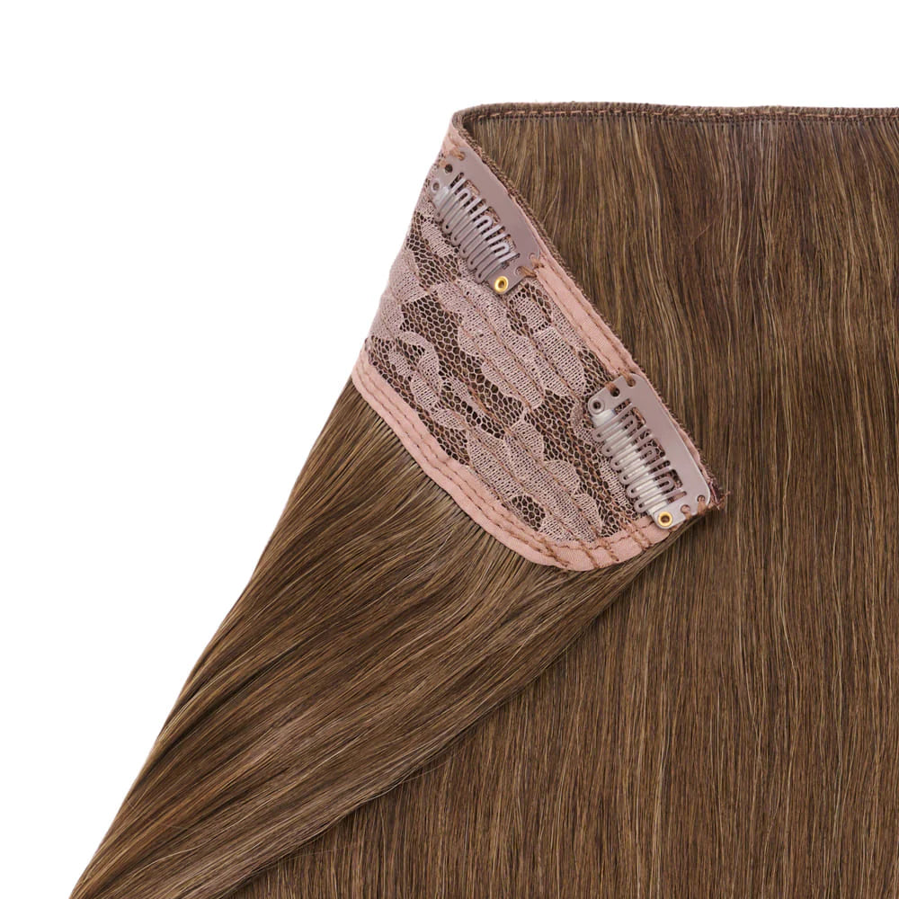 20" Flicky Clip In Hair Extension - Chestnut