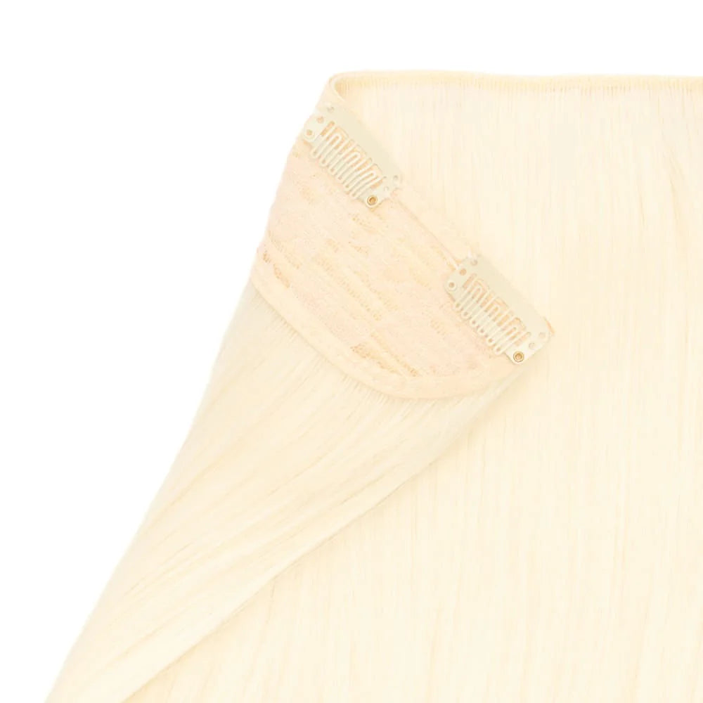 20" Flicky Clip In Hair Extension - Ice