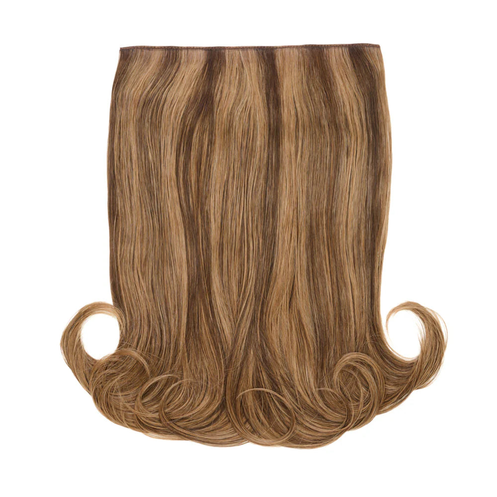 20" Flicky Clip In Hair Extension - Dark Brondie