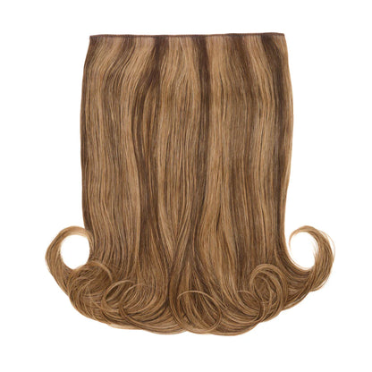 20" Flicky Clip In Hair Extension - Dark Brondie