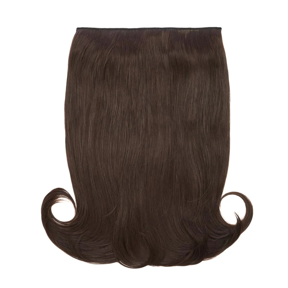 20" Flicky Clip In Hair Extension - Dark Chocolate