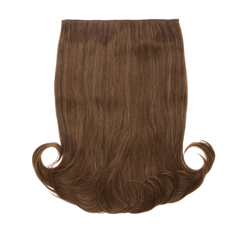 20" Flicky Clip In Hair Extension - Chestnut