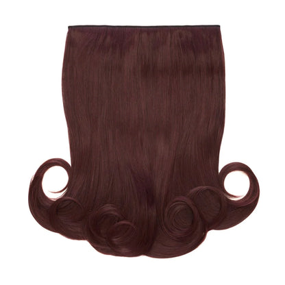 20" Flicky Clip In Hair Extension - Burgundy