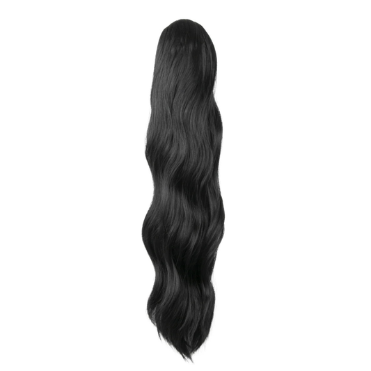 22" Claw Clip Ponytail Hair Extension - Black Magic