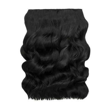 20" Wanded Wave Clip In Hair Extension - Black Magic
