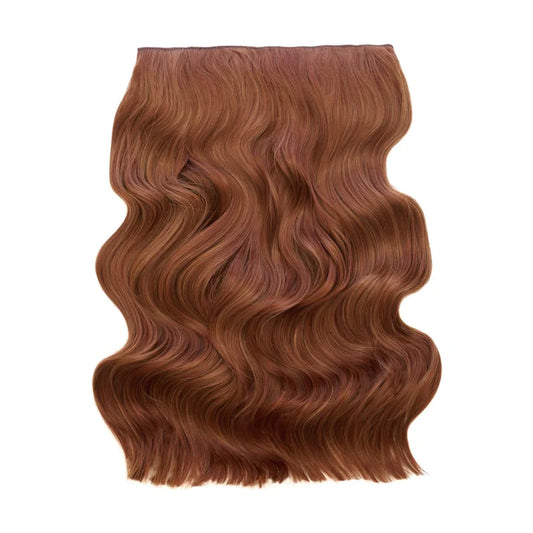 20" Wanded Wave Clip In Hair Extension - Cherry Cola