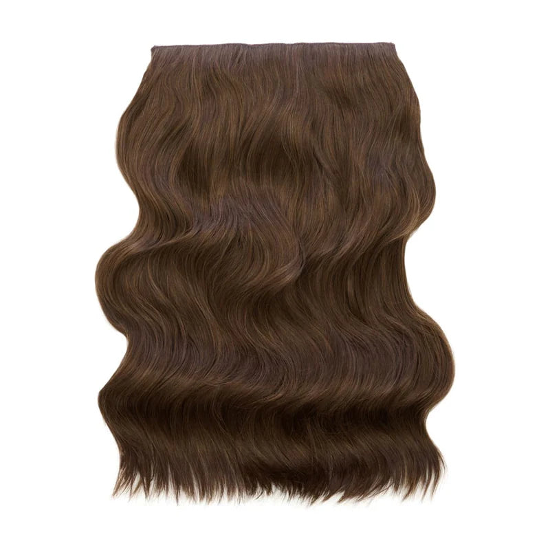 20" Wanded Wave Clip In Hair Extension - Chestnut
