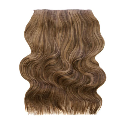 20" Wanded Wave Clip In Hair Extension - Dark Brondie