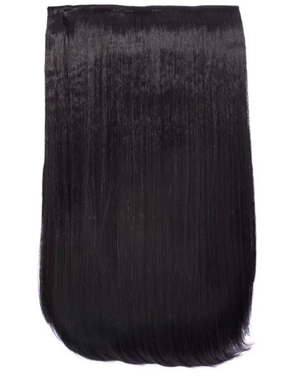 24" Straight Clip In Hair Extension - Dark Brown