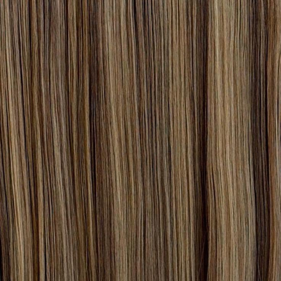 24" Straight Clip In Hair Extension - Golden Brown