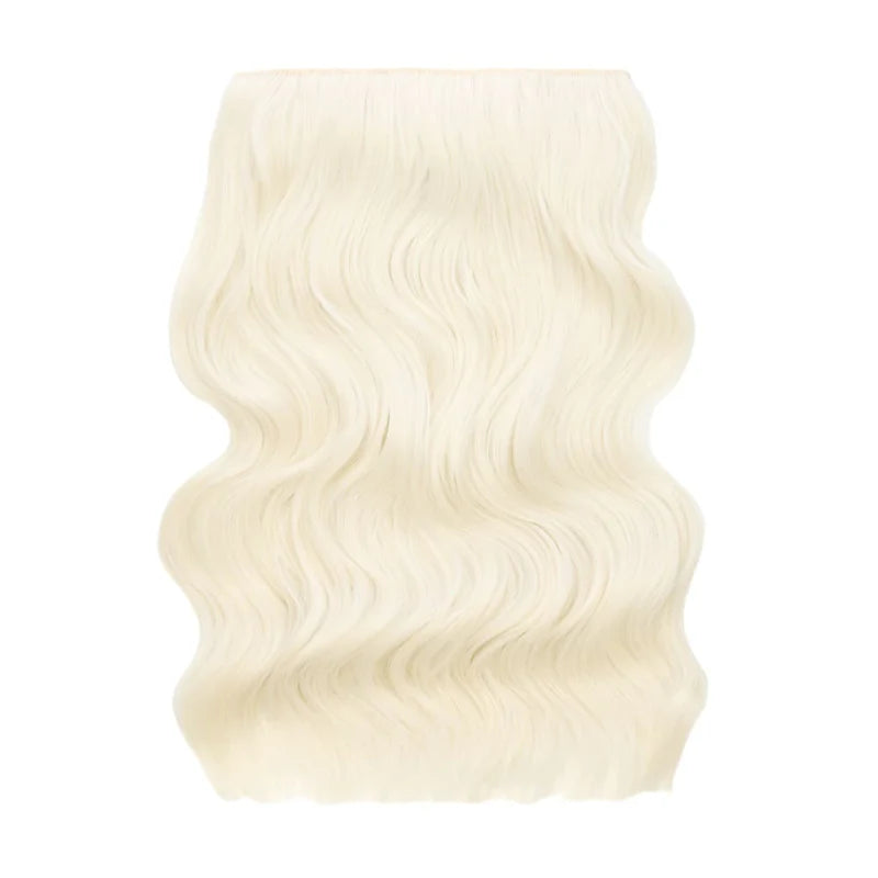 20" Wanded Wave Clip In Hair Extension - Ice