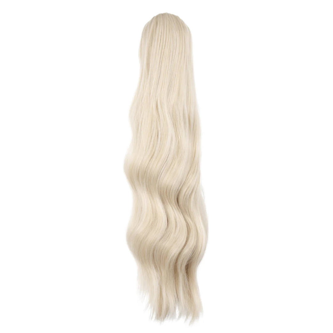 22" Claw Clip Ponytail Hair Extension - Light Blonde