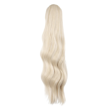 22" Claw Clip Ponytail Hair Extension - Light Blonde