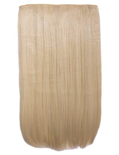 24" Straight Clip In Hair Extension - Light Blonde